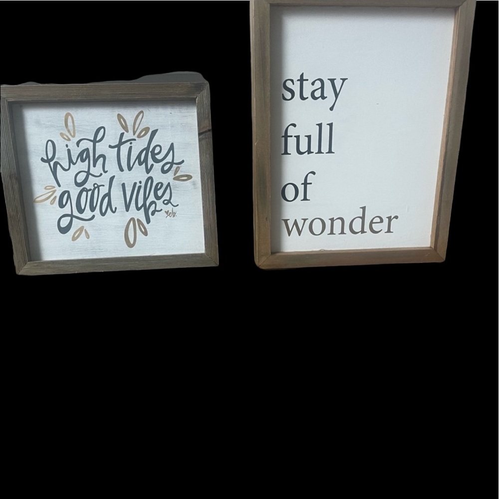 Boy’s Bedroom Decor, Wooden Framed Wall Art